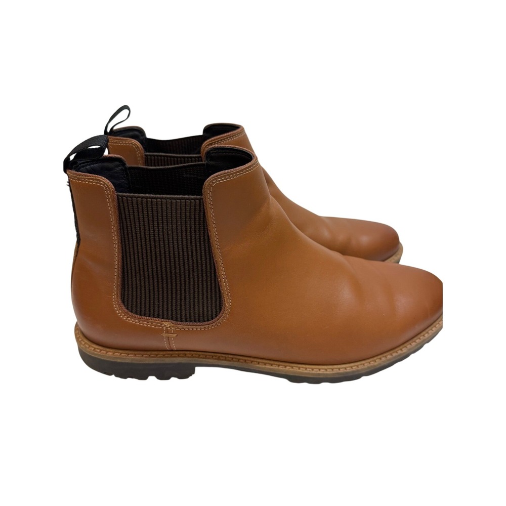 Cole Haan Grand OS Mens 11 M British Tan Leather Chelsea Boots C37590 Lug Sole - Picture 4 of 7